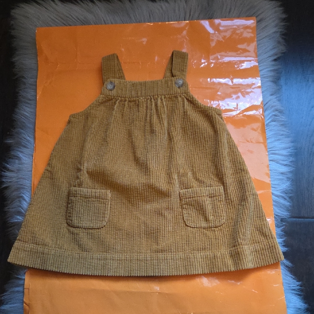 Nwt! Sezane Baby Girl Petit Sezane Gigi Dress In Ochre